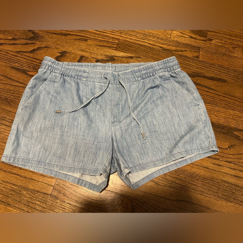 Chambray Shorts